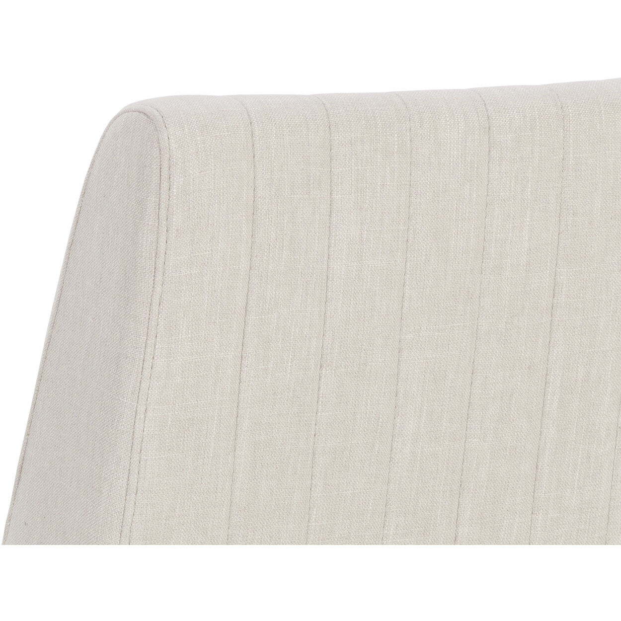 Halden Beige Linen Office Chair